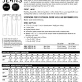 Quadra Jeans - PDF Sewing Pattern