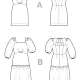 Closet Core - Pauline Dress - Paper Sewing Pattern