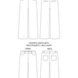 Thea Trousers - Paper Sewing Pattern