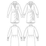 Atlas Wrap Dress - PDF Sewing Pattern