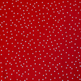 Red Polka Dot - Viscose Fabric