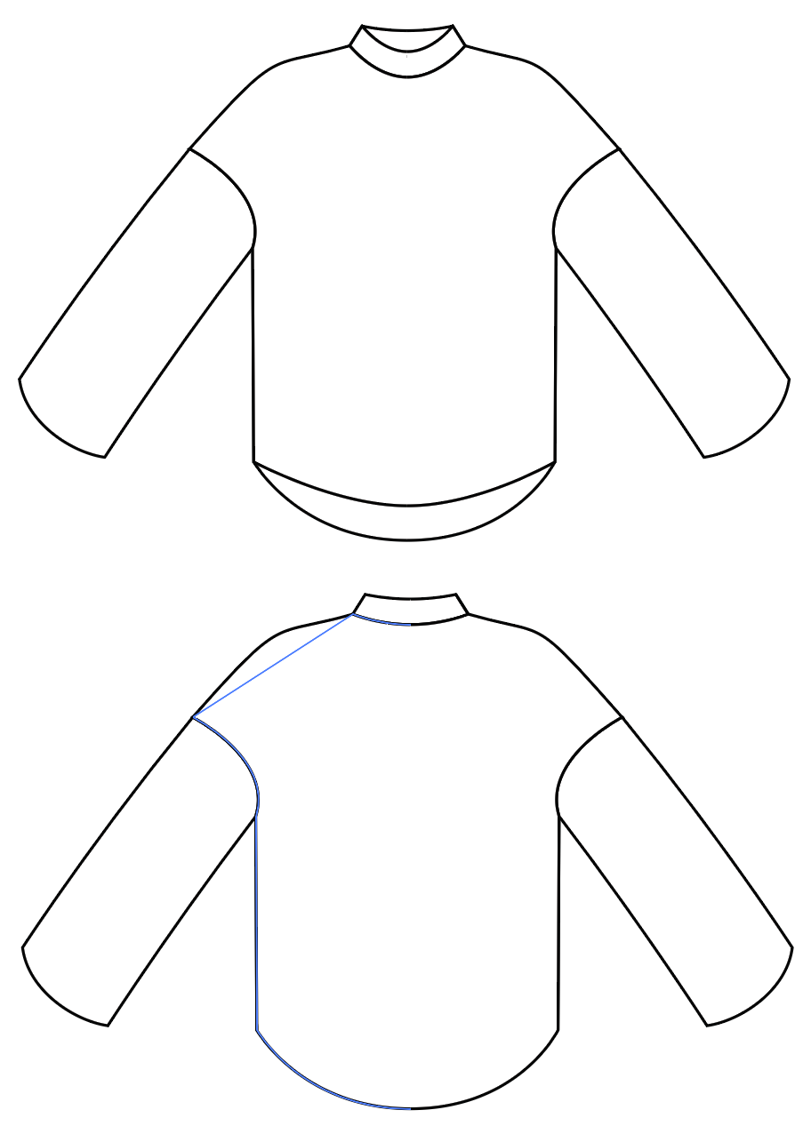 Molly Mock Neck - PDF Sewing Pattern – Mill Creations