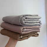 Yarn Dyed Washed Linen - Lilac Micro Check