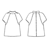 Tessuti Fabrics - Zoey Slipover - Paper Sewing Pattern