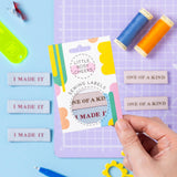 Little Rosy Cheeks - TEXTURED PASTELS - Sewing Labels Tags