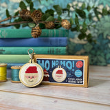 The Crafty Kit Company - Santa Mini Matchbox Christmas Cross Stitch Kit