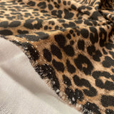 Fabric Godmother - Ace Animal Print Denim - Brown