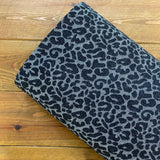 Animal Jacquard - Black - Denim Fabric