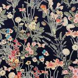 Ivy Flower - Linen Fabric