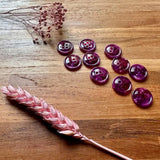 Pigeon Wishes Buttons - Berry Crush - 17mm x10