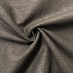 buy plain black linen fabric