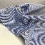 Seersucker Cotton Fabric - Blue Stripe