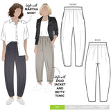 Style Arc - Bob Woven Pant 4-16 - Paper Sewing Pattern