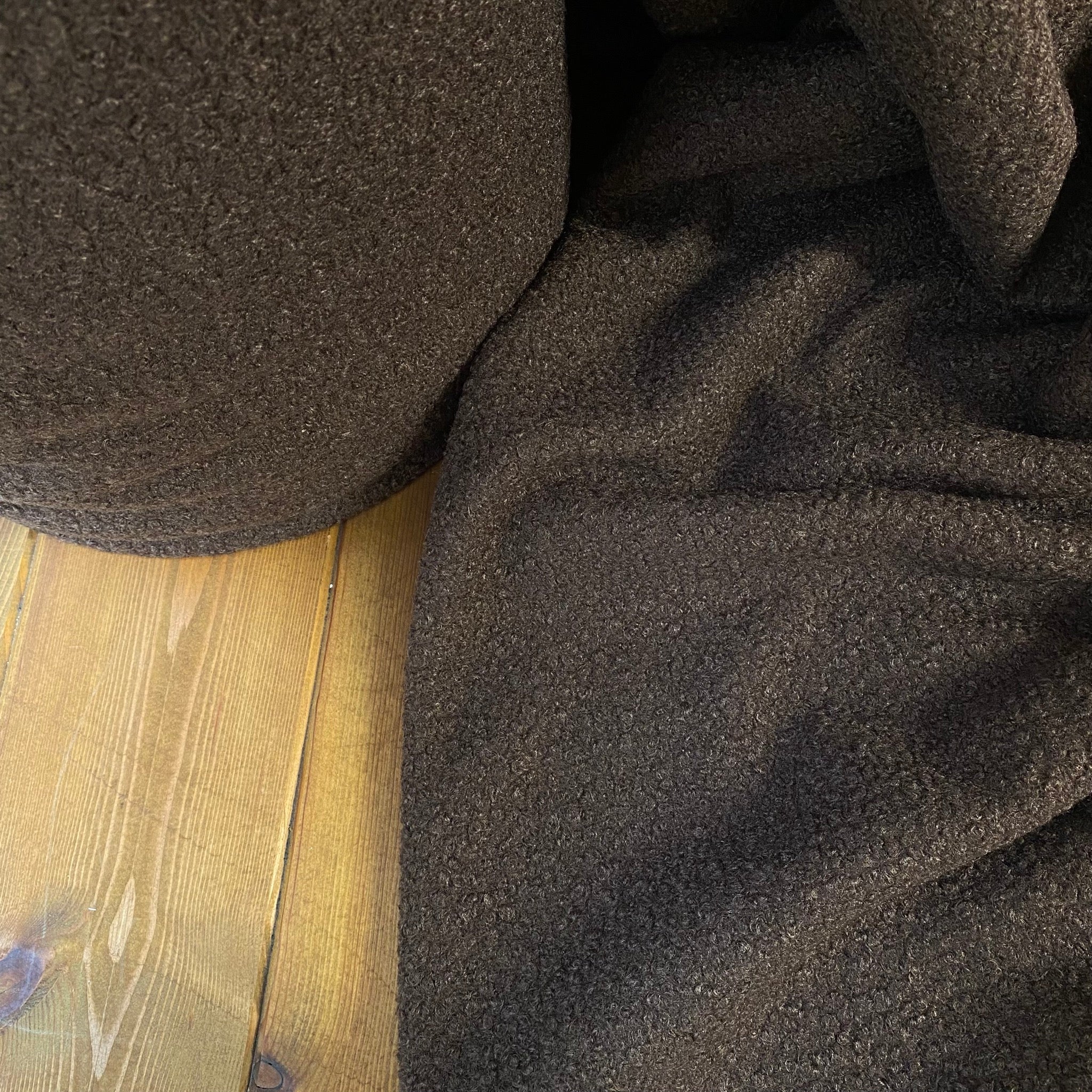 Chocolate Boucle - Polyester Fabric - Oeko-Tex Standard 100 – Mill ...