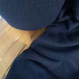 Navy Boucle - Polyester Fabric - Oeko-Tex Standard 100