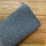 Black & White Herringbone - British Made Wool Fabric