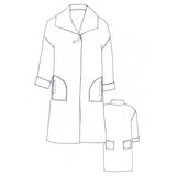 Tessuti Fabrics - Brooklyn Coat - Paper Sewing Pattern