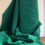 Bedford Washed Linen - Bottle Green