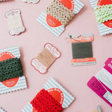 Cotton Clara - 4 x Metres of Ric Rac Trimming on Colourful Bobbin