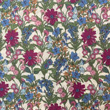 Chintz Floral Burgundy - Cotton Lawn Fabric