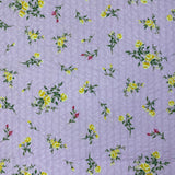 Crinkle Cotton Petite Pink Floral - Cotton Fabric