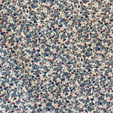 Cotton Poplin - Ditsy Strawberry - Blue