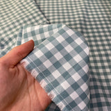 Duckegg - 9mm Yarn Dyed Gingham - Cotton Fabric