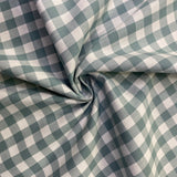 Duckegg - 9mm Yarn Dyed Gingham - Cotton Fabric