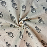 Grey Ducks - Craft Fabric