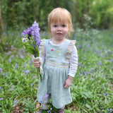 Two Stitches Patterns - Cleo Frill Pinafore Dress - Sewing Pattern for Childrenswear
