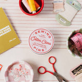 Cotton Clara - Retro Floral Pin Tin – Packed with High-Quality Sewing Pins
