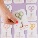 Cotton Clara - Colourful Embroidery Scissors for Sewing & Crafting