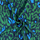 Fabric Godmother - Leoni Jade & Blue - Viscose Crepe Fabric