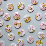 Pigeon Wishes Buttons - Fanciful - 20mm x10
