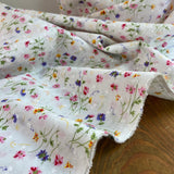 Flower Bunches - Cotton Dobby Fabric