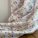 Flower Bunches - Cotton Dobby Fabric