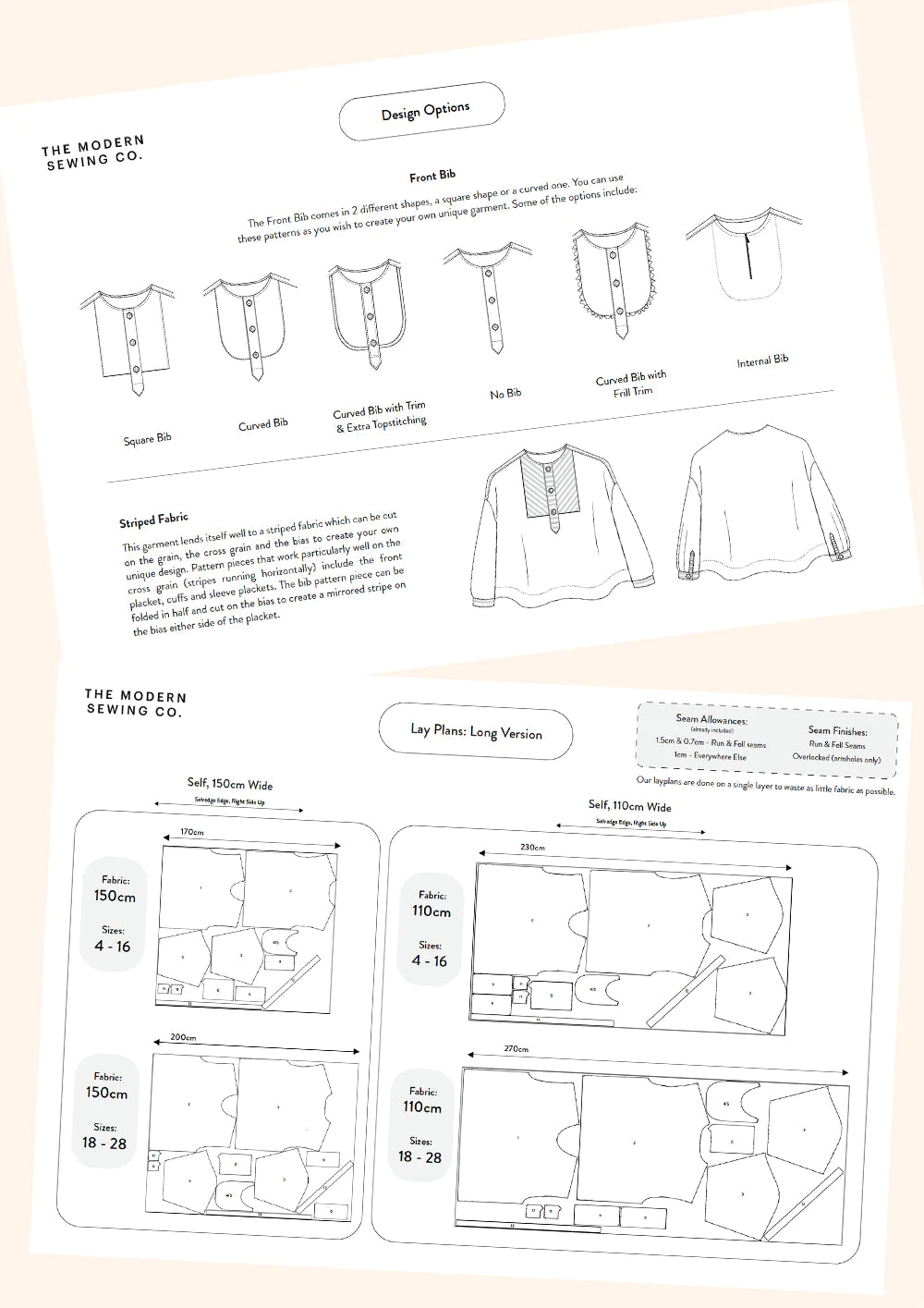 French Smock - Pdf Sewing Pattern – Mill Creations