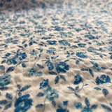 Fresh Blue Ripple Cloth - Cotton Fabric