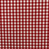 Red - 9mm Yarn Dyed Gingham - Cotton Fabric