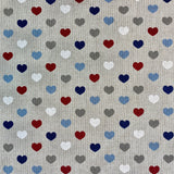 Nautical Hearts - Craft Fabric