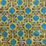 Indian Block Print - Blooming - Green Ivy