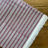 Indian Block Print - Stripes - Raspberry