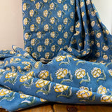 Indian Block Print - Blooming - Skylar
