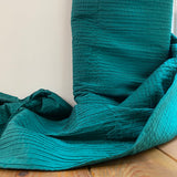 Indian Pintuck Cotton - Teal