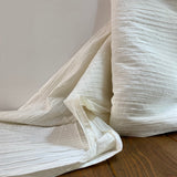 Indian Pintuck Cotton - White