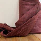 Indian Pintuck Cotton - Wine