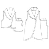 Tessuti Fabrics - Tokyo Jacket - Paper Sewing Pattern