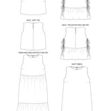 Leah Top & Dress - Paper Sewing Pattern