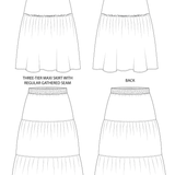 Luella Skirt - Paper Sewing Pattern
