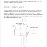 ZERO WASTE - Tie Top - PDF Sewing Pattern
